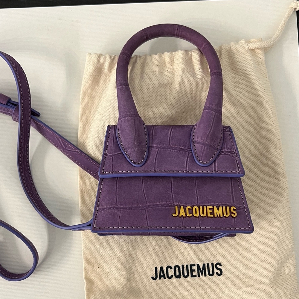 Jacquemus Le Chiquito bag - purple - like new